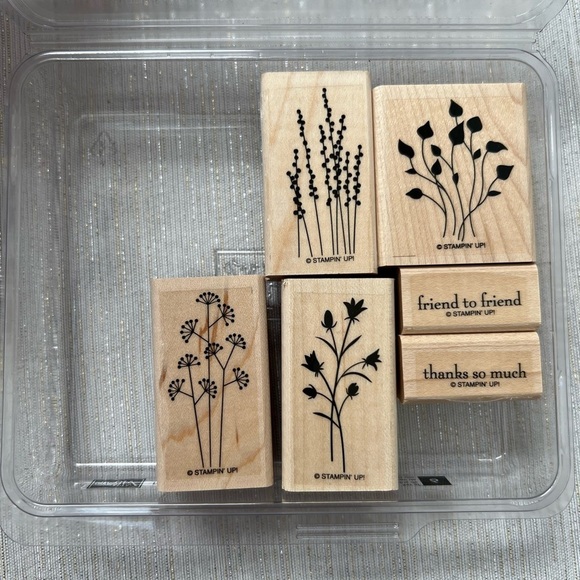 Stampin’ Up, Pocket Silhouettes, Set of 6 stamps - Picture 1 of 3